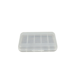 Plastic <b>Storage</b> <b>Box</b> 5 Compartment Transparent PP Rectangle Jewelry Case Accessory Organizer <b>Small</b> Size 8.1x5.5x1.7cm - Product Image 5