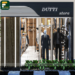 Luxury Premium Fashion Store Apparel Rack <b>Wall</b> Shelf Cabinet Cashier Counter Fixture - Product Image 6