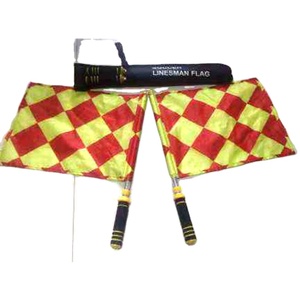 Футбольный рефери клетчатый узор на заказ, рефери, флаг футбольного рефери - Product Image 2