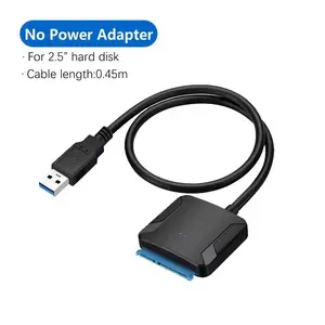 SATA to USB 어댑터 USB 3.0 SATA 3 케이블 변환기 2.5 인치 HDD SSD 하드 디스크 드라이브 3.5 인치