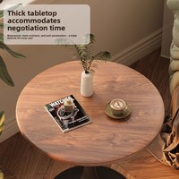 Table basse moderne en bois massif de style européen avec fonction de cuisson à induction pour les petits appartements, les balcons et les réceptions à domicile