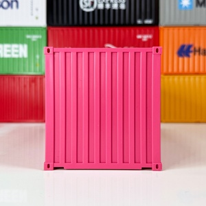 Mini conteneur en plastique artisanat Logo personnalisé boîte-cadeau d'affaires conteneur d'expédition porte-<span class=keywords><strong>stylo</strong></span> - Product Image 4