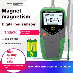 Máy đo <span class=keywords><strong>Gauss</strong></span> Tianheng TD8620, máy đo Tesla để phát hiện cường độ từ trường, thiết bị kiểm tra, đo dư từ - Product Image 6
