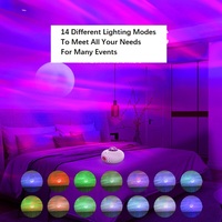 Projecteur de lumière LED Aurora synchronisé avec la musique, boule disco, faisceau lumineux pour scène, club, karaoké, home cinéma, bar, spectacle, événement, ambiance