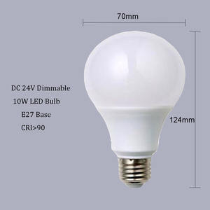 Benory 24V Dali Pwm Dimbaar 10W A70 Globe Geschikt Knx Loxone Tree Homematische Casambi Domotica Lampen Cri90 E27 Led Lamp - Product Image 3