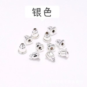 Tapones para los oídos metálicos en forma de bala, insertos de aleación de zinc para pendientes, para hacer joyas DIY, paquete de 5000 piezas - Product Image 3