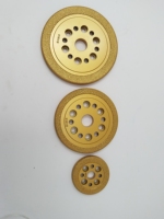 Disque de meulage diamanté haute dureté 180 mm, diamants frittés brasés sous vide, OEM, épaisseur 3,0 mm pour le meulage du fonte grise