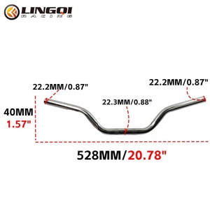 LINGQI Racing CNC Aluminium 7/8 "22mm Lenker griff <span class=keywords><strong>Fat</strong></span> <span class=keywords><strong>Bar</strong></span> Drag Bars für Dirt Pit Bike ATV Scooter Offroad Racing - Product Image 3