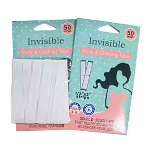 Cinta de <span class=keywords><strong>doble</strong></span> cara para mujer, para ropa, adhesivo transparente, secretos, lencería, cinta corporal, tiras secretas para el cuerpo - Product Image 1