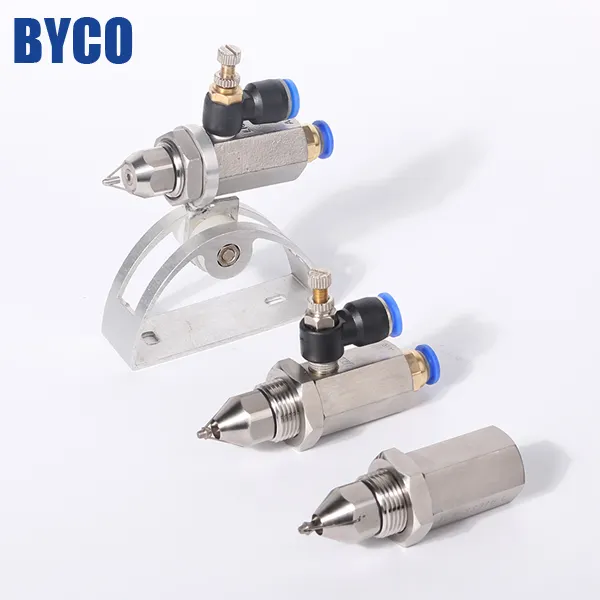 BYCO düşük basınçlı sk508 tarım su jeti ultrasonik atomizer sisleme kuru sis sistemi memesi