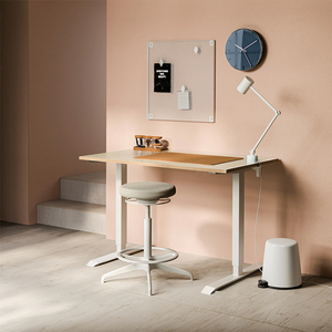 Table élévatrice automatique à double moteur rentable cadre en métal mécanisme de bureau debout réglable en hauteur poste de travail de bureau électrique - Product Image 4