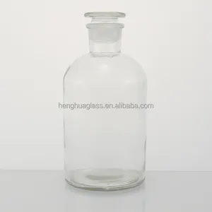 1000ml 32oz temizle eczane cam reaktif şişe eczacı eczacı cam tıpa ile ambalaj şişesi sıvı konteyner şişe