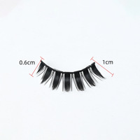 Lot de 10 paires de faux cils artisanaux effet 3D style manga, populaires, en fibres synthétiques imitation vison, naturels, en boîte