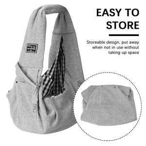 Bolsa de Transporte para Mascotas, Gatos, Cachorros, Viajes al Aire Libre, Bolso de Hombro para Perros, Bolso Tipo Sling de Algodón, Cómodo, Bolso de Mano, Mochila para Gatos - Product Image 4
