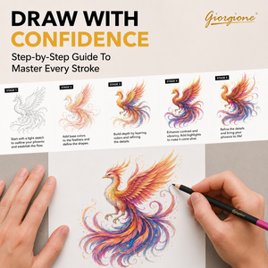Ensemble de crayons d'artiste à mine souple Giorgione 72 couleurs avec étui à fermeture éclair pour <span class=keywords><strong>dessin</strong></span> et crayons de couleur - Product Image 5