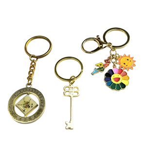 Porte-clés en métal personnalisés avec logo, motif dessin animé 2D/3D, émail souple, vente en gros promotionnelle d'usine - Cadeaux commémoratifs - Product Image 5