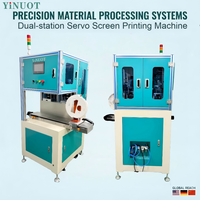 Nueva Impresora Automática de Doble Estación Multicolor con Servomotor para Paneles de Electrodomésticos, Tubos y Etiquetas, Compatible con Inyección