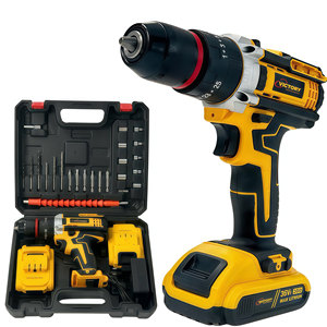 Perceuse électrique multifonctionnelle <span class=keywords><strong>sans</strong></span> <span class=keywords><strong>fil</strong></span> 21V avec impact y compris les accessoires OEM ODM - Product Image 1