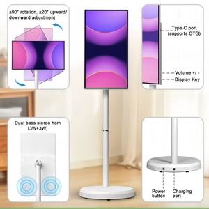 Televisor Inteligente Portátil con Pantalla Táctil Android de 32 Pulgadas y 120Hz, con Batería, Tecnología In-cell, Móvil y Giratorio para Gimnasio/Sala de Estar - Product Image 5