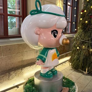 Fiberglass Cartoon Sculpture Figure Outdoor Floor Mount <b>Large</b> Decorative <b>Ornament</b> - Product Image 3