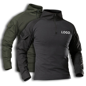 Großhandel Hersteller Outdoor-Shirts Langarm Jagd Kletter hemd Baumwolle Sport kleidung Shirt Männer Wander kleidung - Product Image 1
