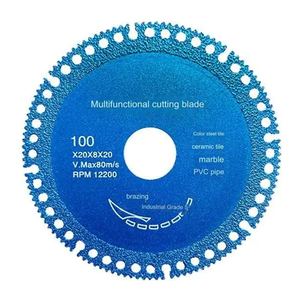 <span class=keywords><strong>Lame</strong></span> de scie diamantée multifonctionnelle brasée pour marbre, <span class=keywords><strong>carrelage</strong></span>, tuyau en <span class=keywords><strong>PVC</strong></span>, <span class=keywords><strong>carrelage</strong></span> en acier de couleur - Product Image 1
