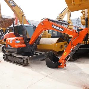 Sử Dụng Dx55 Dh55 Crawler Secondhand Dx55 Dh55 Dx60 Hàn Quốc Nhỏ Digger Doosan Mini Máy Xúc