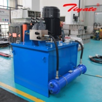 Échangeur de chaleur de type tubulaire refroidi par eau, station hydraulique industrielle pour système de lubrification, unité de puissance hydraulique