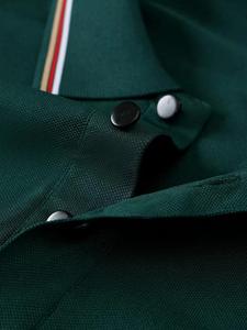 Leichtes Atmungsaktives Polyester-Poloshirt mit Buntem Streifendesign und Kragen, in 8 Farben Erhältlich für Männer und Frauen - Product Image 6