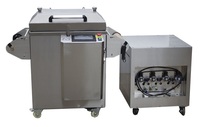 Máquina de envasado de alimentos al vacío, máquina de envasado de atmósfera modificada, selladora de bandejas con mapa