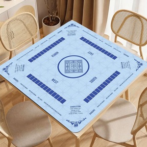 Portable Mahjong Poker Games <b>Mat</b> Quiet Luxury Anti-Slip Mahjong <b>Table</b> <b>Mat</b> for Family Party Use - Product Image 6