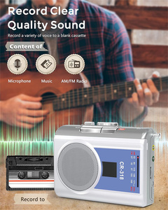 <span class=keywords><strong>Walkman</strong></span> <span class=keywords><strong>Cassette</strong></span> Recorder Player AM FM Compact Vintage <span class=keywords><strong>Cassette</strong></span> Tape Player avec grand haut-parleur et prise pour écouteurs - Product Image 5