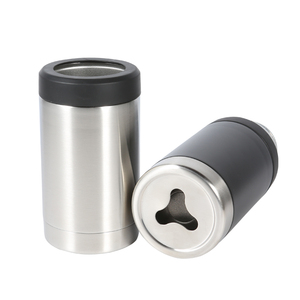 Custom 12oz 375ml sottile bottiglia di birra Cooler isolante in acciaio inox 4 in 1 supporto per lattina Skinny con apriscatole per Australia - Product Image 1