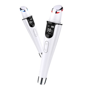 Cordless Heating <b>Vibration</b> Eye Lifting Massager Pen Eye Cream Import <b>Wand</b> Device LED Photon Eye Beauty Care Instrument - Product Image 1
