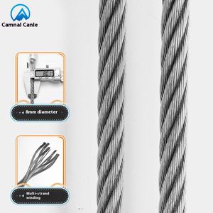 <span class=keywords><strong>Anclaje</strong></span> de Cable Camnal CA-Z9332 de 8 mm con Revestimiento Exterior de TPU para Protección Contra Caídas, Capacidad de Carga de 25 kN, Trabajo en Altura, <span class=keywords><strong>Escalada</strong></span> y Rescate - Product Image 5