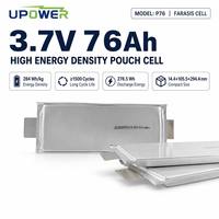Batterie au lithium NMC ULi P76 3.7V 76Ah en format pochette, haute densité énergétique 284Wh/kg pour véhicules électriques, voiturettes de golf, stockage d'énergie