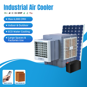 Climatiseur de fenêtre solaire DC, climatiseur mural, refroidisseur d'air évaporatif, ventilateur 12V, humidificateur - Product Image 1