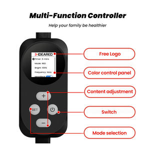 IDEARED lampu terapi inframerah 3 dalam 1 LED, lampu terapi cahaya merah kelas medis topi terapi lampu merah - Product Image 2