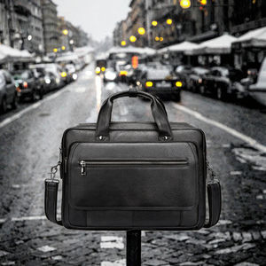 Mochila para Portátil Personalizada con Logotipo, de Cuero Genuino, Duradera, Ligera, Portátil, Impermeable, Ecológica, Antirrobo y Protectora - Product Image 3