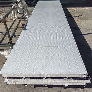 แผงแซนวิชโฟม <span class=keywords><strong>PU</strong></span> <span class=keywords><strong>หลังคา</strong></span>ลูกฟูกพร้อมกระเบื้องแผงโลหะทนไฟสำหรับห้องเย็น - Product Image 5