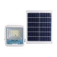 COYOLED Éclairage d'inondation solaire Lumière imperméable extérieure Lumière d'inondation LED solaire bleue haute luminosité 100W 200W 300W