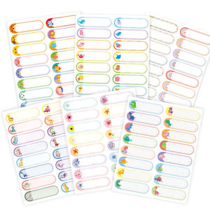 Custom Name Tag <strong>Writable</strong> Waterproof Identification School Office Name <strong>Sticker</strong> Duble-Layer Waterproof Cartoon Name Label for Kids - Product Image 4