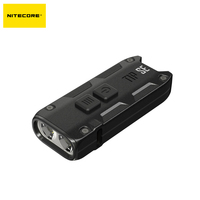 NITECORE Senter Berkemah Mini, Senter Luar Ruangan Ultra Ringan USB, Gantungan Kunci Isi Ulang Daya Ujung SE 700 Lumens