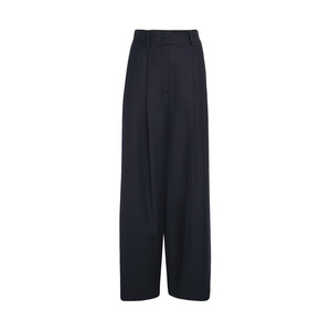 Pantalon droit élégant pour femme, respirant, écologique, silhouette minimaliste et intelligente, idéal pour les réunions de travail, les voyages et le quotidien. - Product Image 1