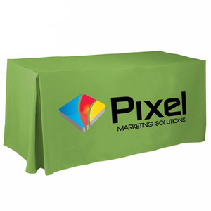 Impresión personalizada 4ft 5ft 6ft 8ft cubierta <span class=keywords><strong>de</strong></span> mesa elástica equipada logotipo drapeado manteles <span class=keywords><strong>de</strong></span> feria manteles <span class=keywords><strong>de</strong></span> camino <span class=keywords><strong>de</strong></span> tiro manteles - Product Image 6