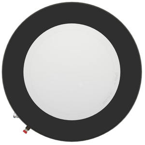 Luz de techo de emergencia de montaje empotrado de estilo plano de 7 pulgadas regulable con respaldo de batería con rango de 120-277V luces negras certificadas ETL SAA - Product Image 5