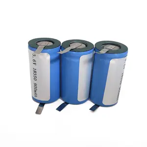 High Quality Best Price Of Li-ion Battery With Nickel Plate 3.7V 18350 900Mah Lithium Ion Battery For Electrical Tools