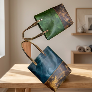 Promotional Fashion Valentine's Day Travel Gift Bags Genuine Leather Zipper Waterproof Lightweight Portable Clutch BS 3L+ Women - Product Image 2