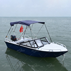 Direct d'usine <span class=keywords><strong>Bateau</strong></span> de vitesse en alliage d'aluminium de 12,8 pieds péniche de débarquement commerciale Yacht pare-brise hors-bord prix bon marché pour l'utilisation en mer - Product Image 3