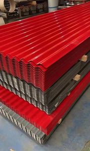 उच्च गुणवत्ता वाले रंगीन गैल्वनाइज्ड धातु स्टील पैनलों और छत टाइल के साथ छत - Product Image 4